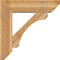 Ekena Millwork Legacy Slat Rough Sawn Bracket w/ Offset Brace, Western Red Cedar, 8"W x 30"D x 30"H BKT0806X30X30LEC06RWR - alternate 2